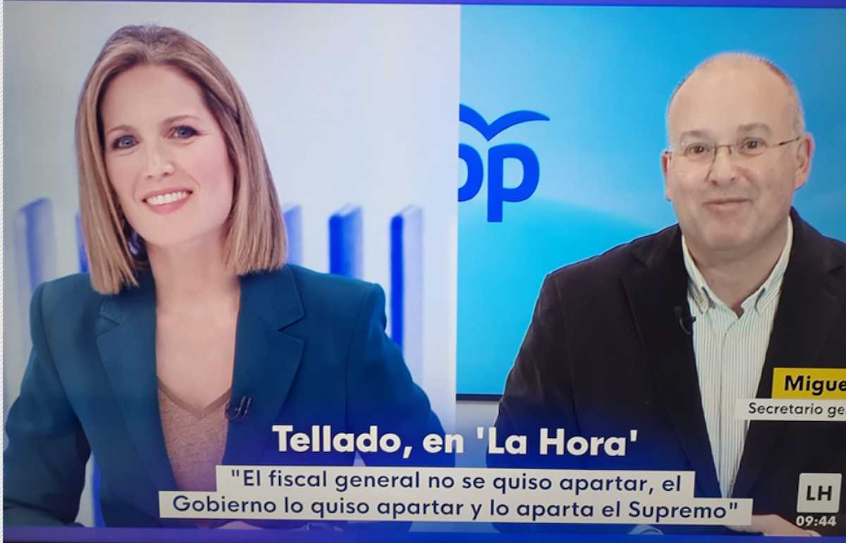 Intxaurrondo y Tellado durante la entrevista en el programa matinal de TVE