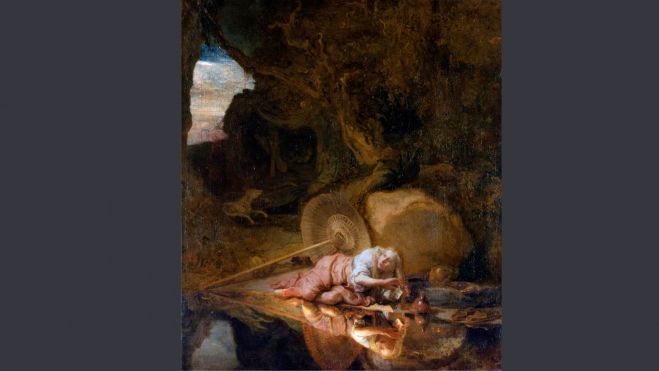 Hera se esconde durante la batalla entre los dioses y los gigantes. Fabritius 1645 Óleo sobre lienzo, Residenzgalerie. Salzburgo. Hera se esconde durante la batalla entre los dioses y los gigantes. Fabritius 1645 Óleo sobre lienzo, Residenzgalerie. Salzburgo.