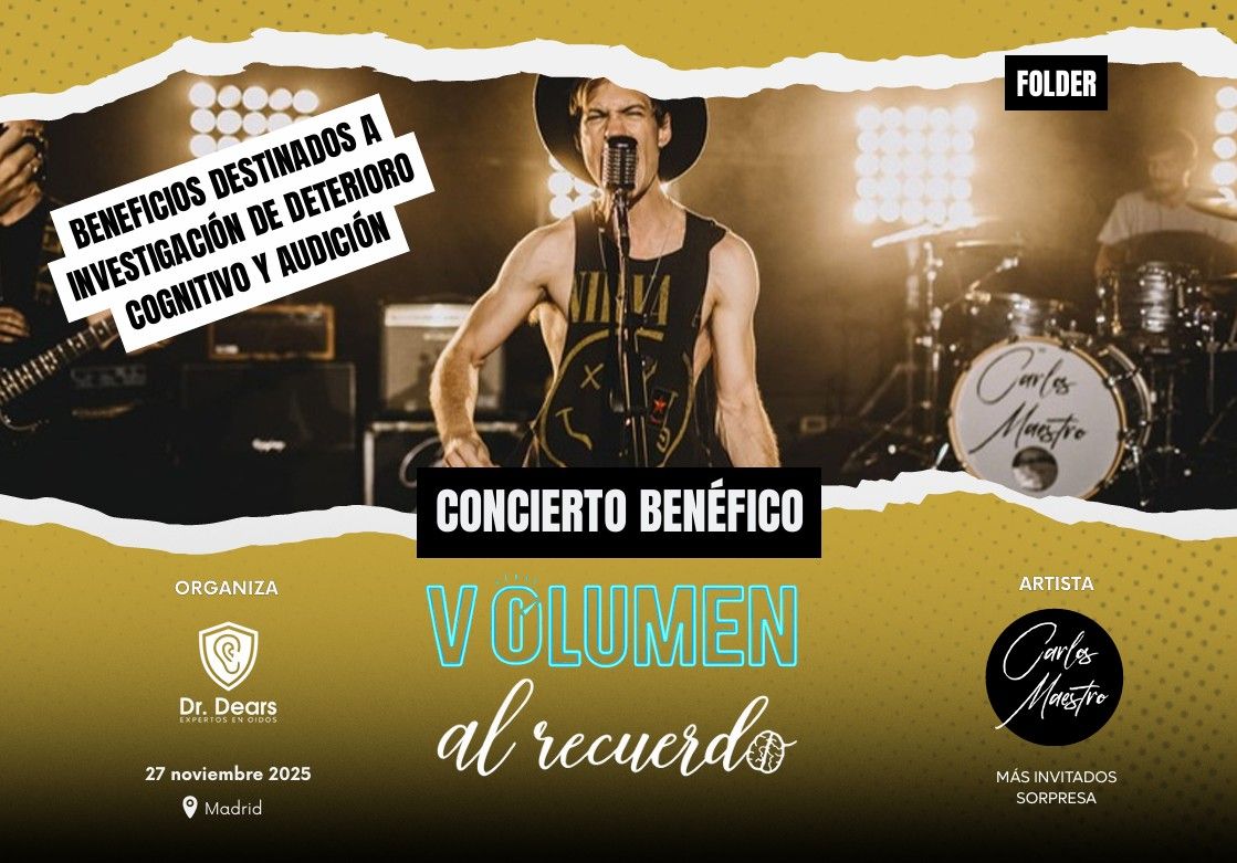 Carlos Maestro lidera un concierto benéfico que convierte la música en memoria.