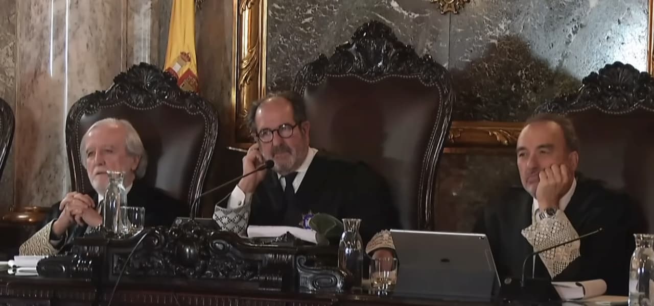 Magistrados del Supremo durante el juicio contra el fiscal general del Estado