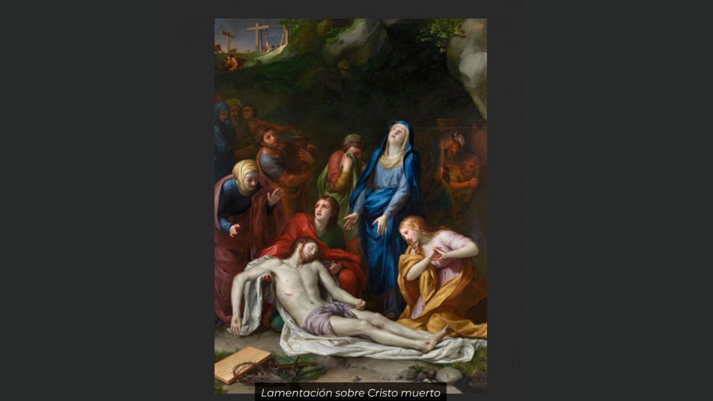 Lamentación sobre Cristo muerto, Antonio Raphael Mengs