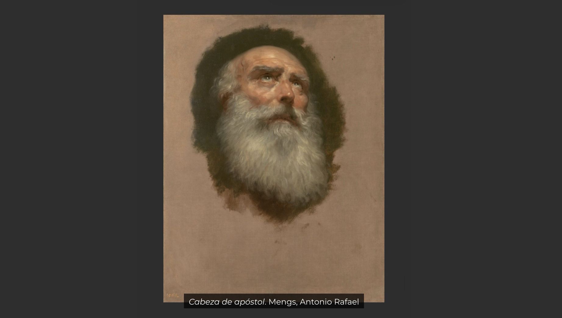 Cabeza de apóstol Antonio Raphael Mengs
