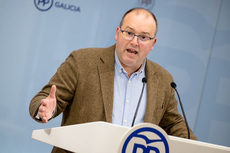 Miguel Tellado, la estridencia convertida en estrategia. Foto Flickr Partido Popular