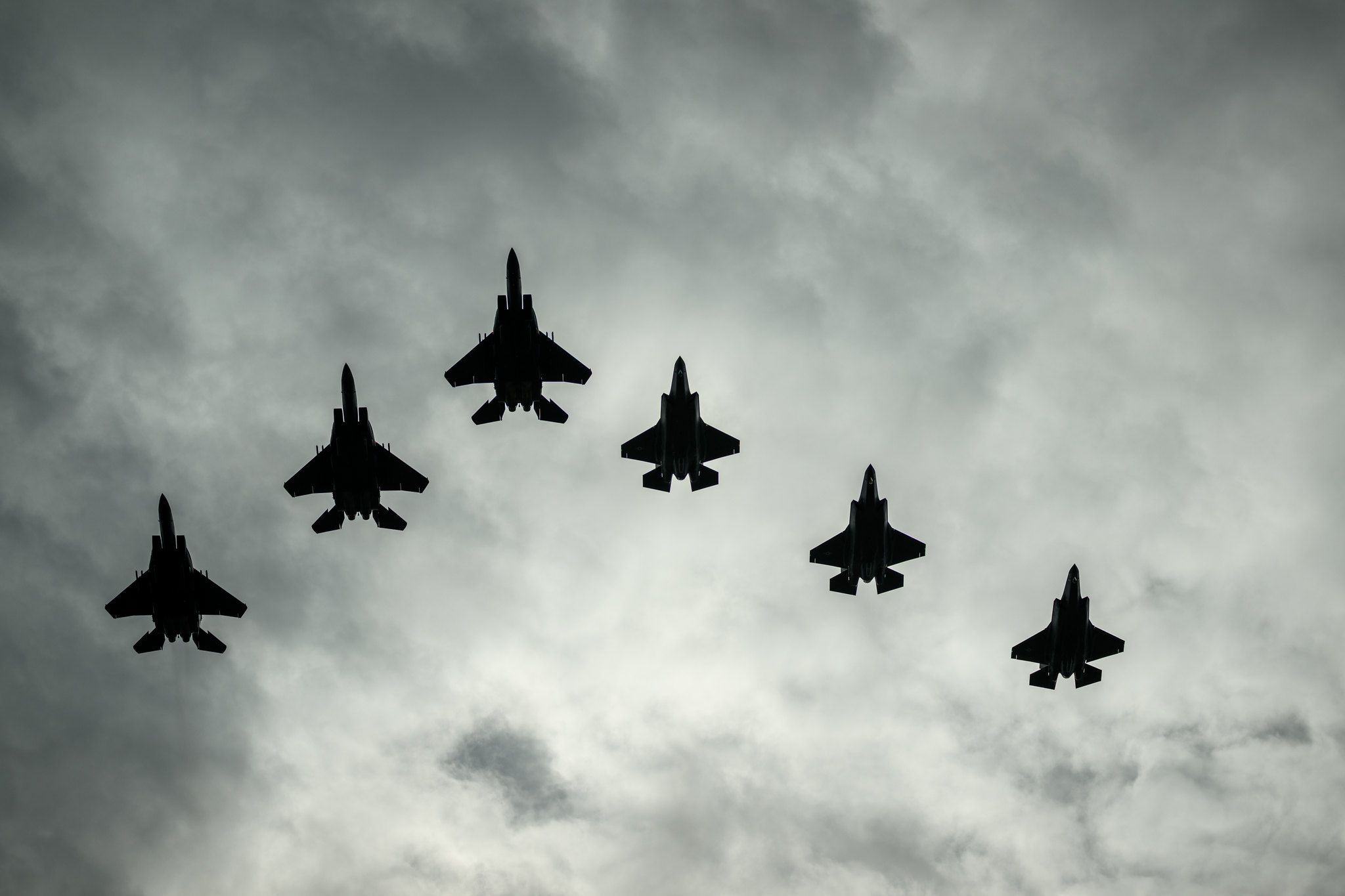 Trump aviones de combate