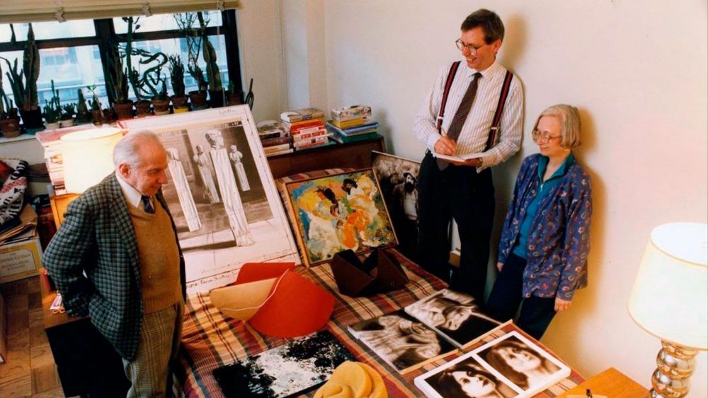 Pareja de coleccionistas Herbert Vogel y Dorothy Vogel 3 Pareja de coleccionistas Herbert Vogel y Dorothy Vogel 3