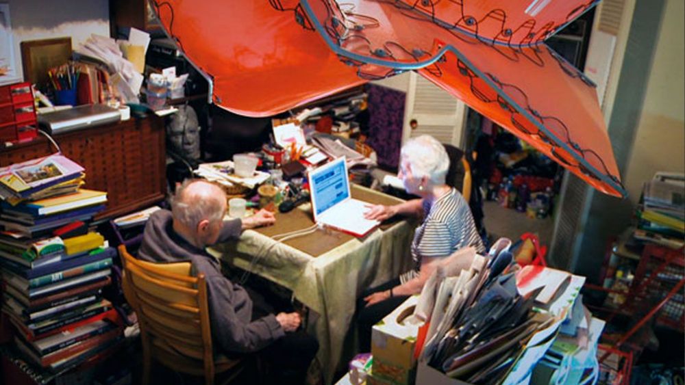 Pareja de coleccionistas Herbert Vogel y Dorothy Vogel 2 Pareja de coleccionistas Herbert Vogel y Dorothy Vogel 2