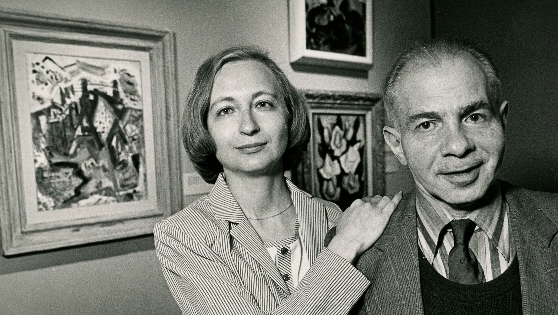 Pareja de coleccionistas Herbert Vogel y Dorothy Vogel 1