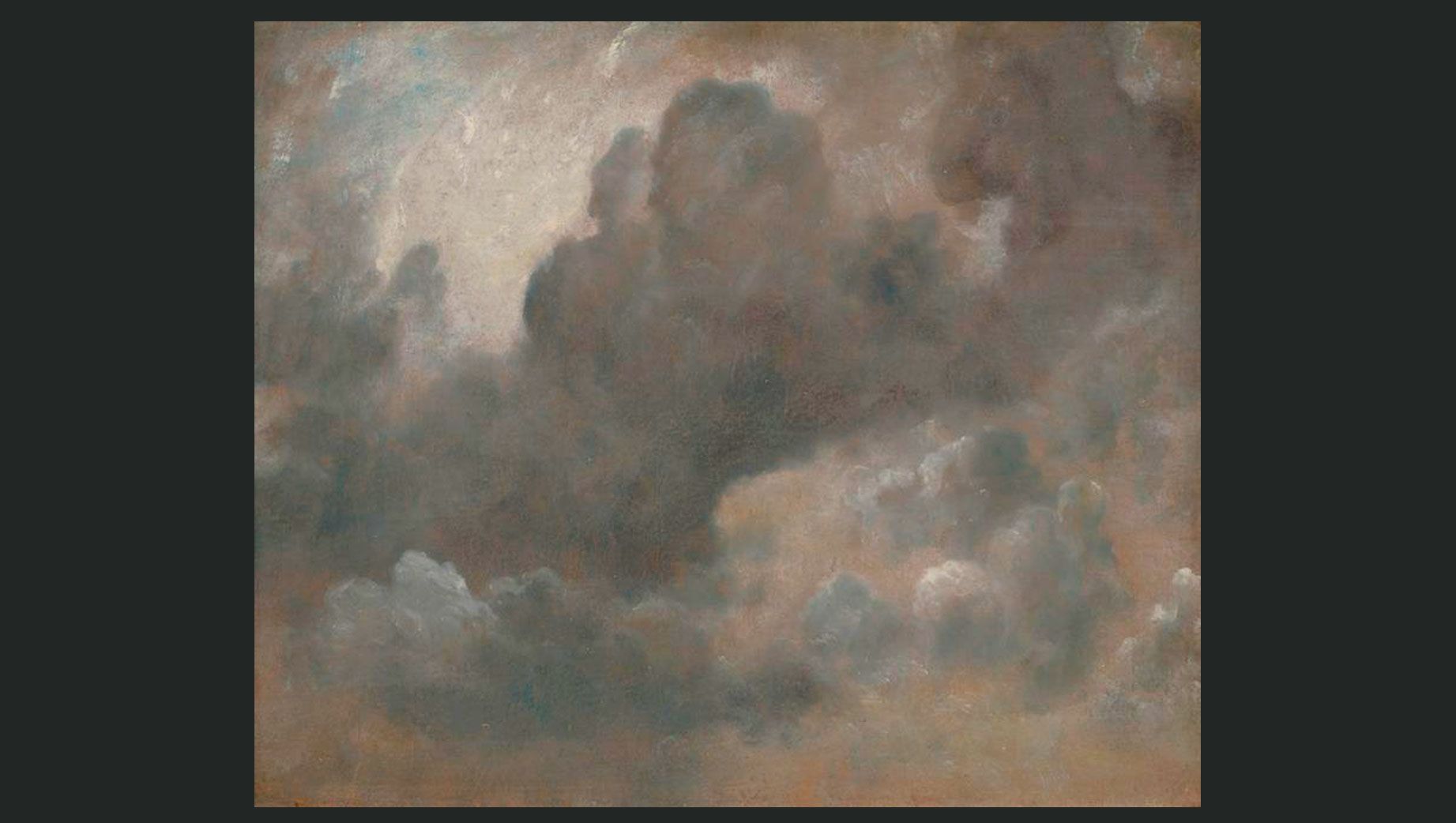 John Constable, Cloud Study, 1822. Tate