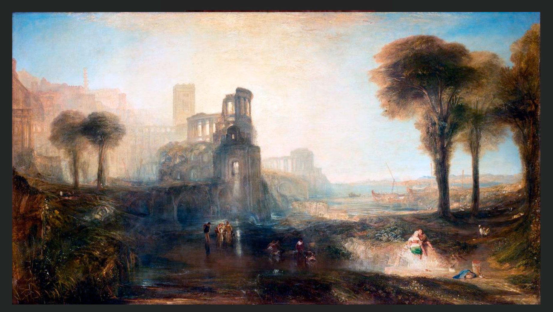 JMW Turner, Caligula's Palace and Bridge, 1831. Tate