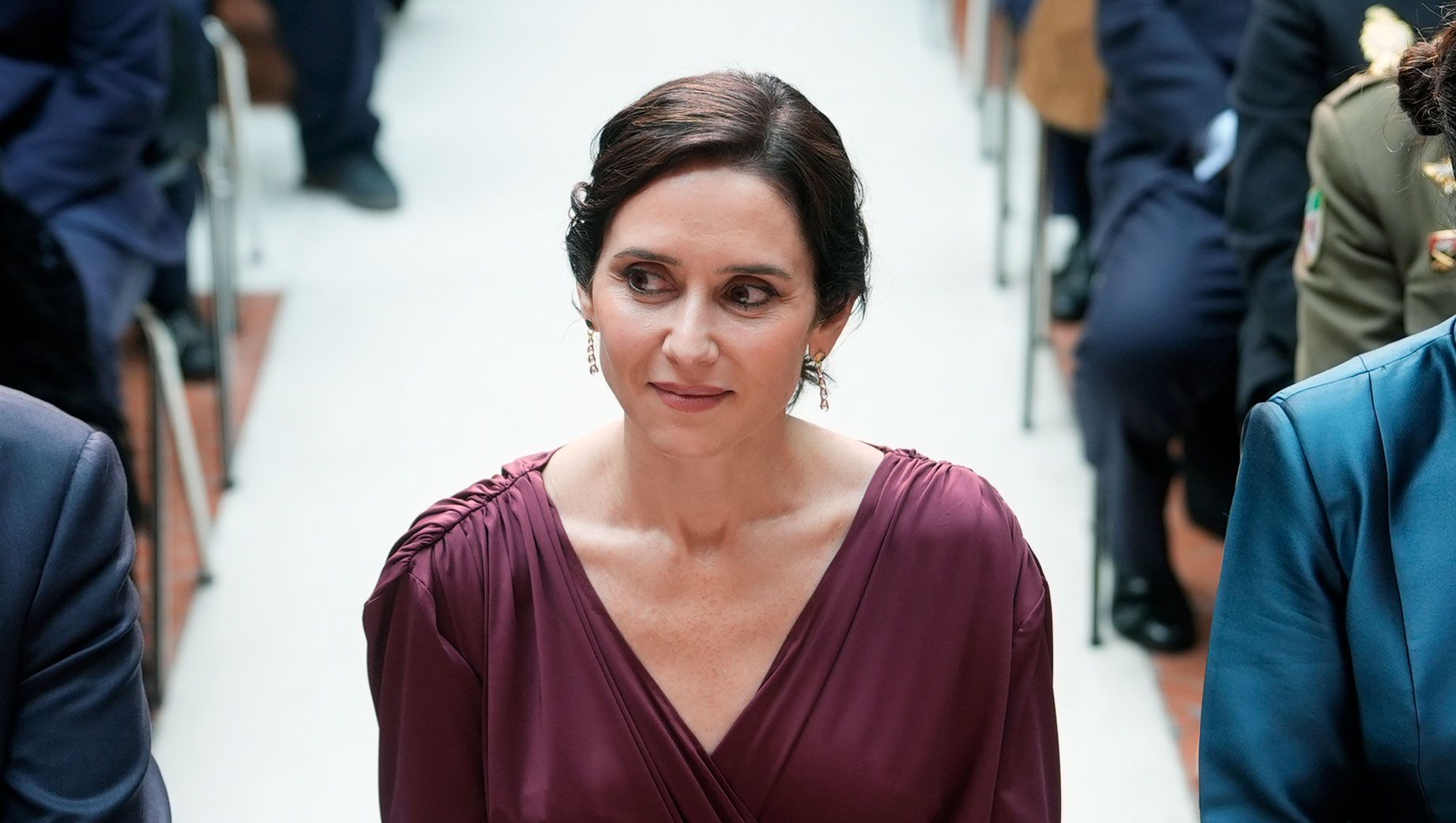 La presidenta de la Comunidad de Madrid, Isabel Díaz Ayuso, ha presidido el acto de celebración del 47º aniversario de la Constitución Española en la Real Casa de Correos, sede del Gobierno regional