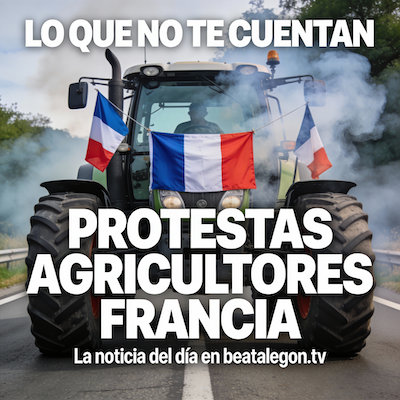Protestas agricultores en Francia 15 de diciembre