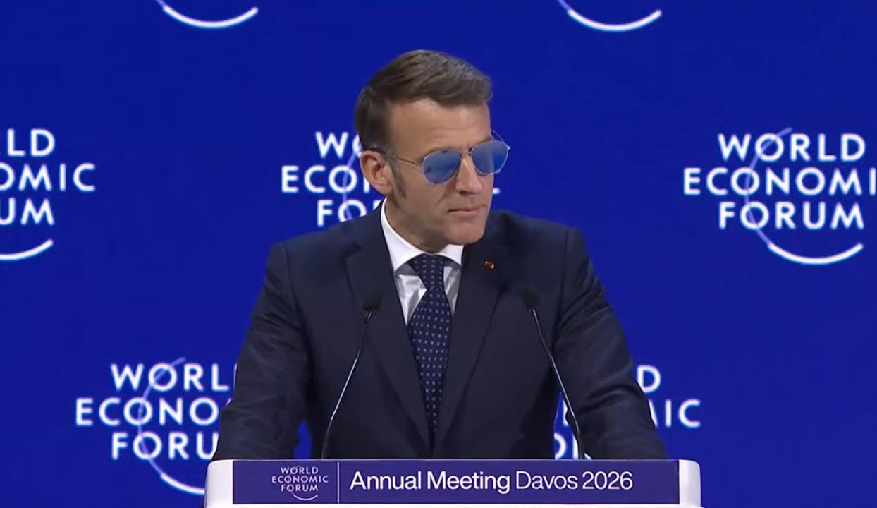 Macron Davos