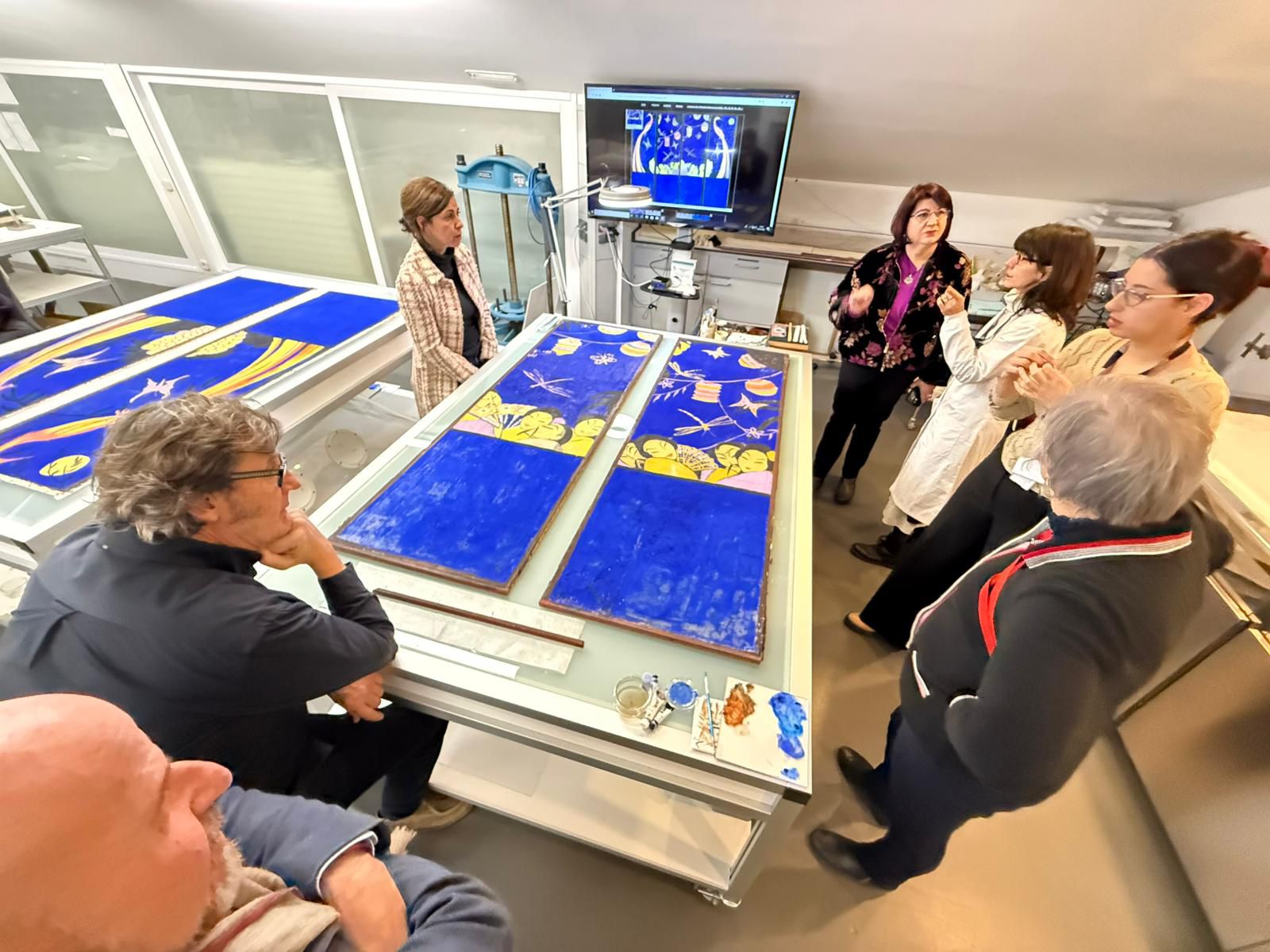 Restauración del biombo. c. 1923, Salvador Dalí, Museo Nacional Centro de Arte Reina Sofía (MNCARS)