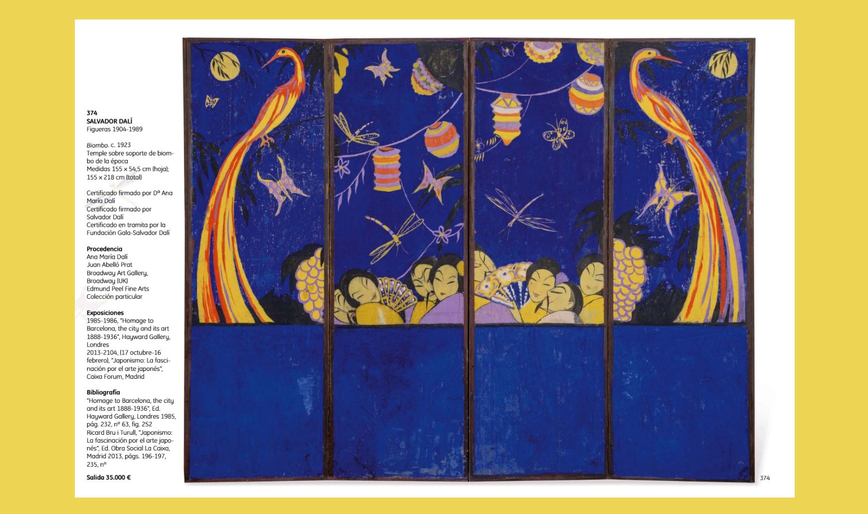 Subasta del biombo. c. 1923, Salvador Dalí, Museo Nacional Centro de Arte Reina Sofía (MNCARS)