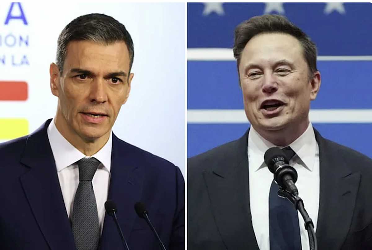 Sánchez y Musk en una imagen de archivo