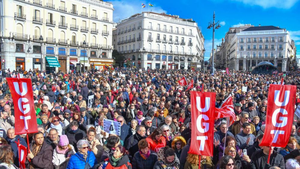 Manifestación por la sanidad pública en Madrid, foto Agustín Millán