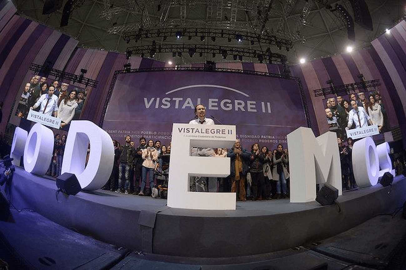 Un acto de Podemos en Vistalegre