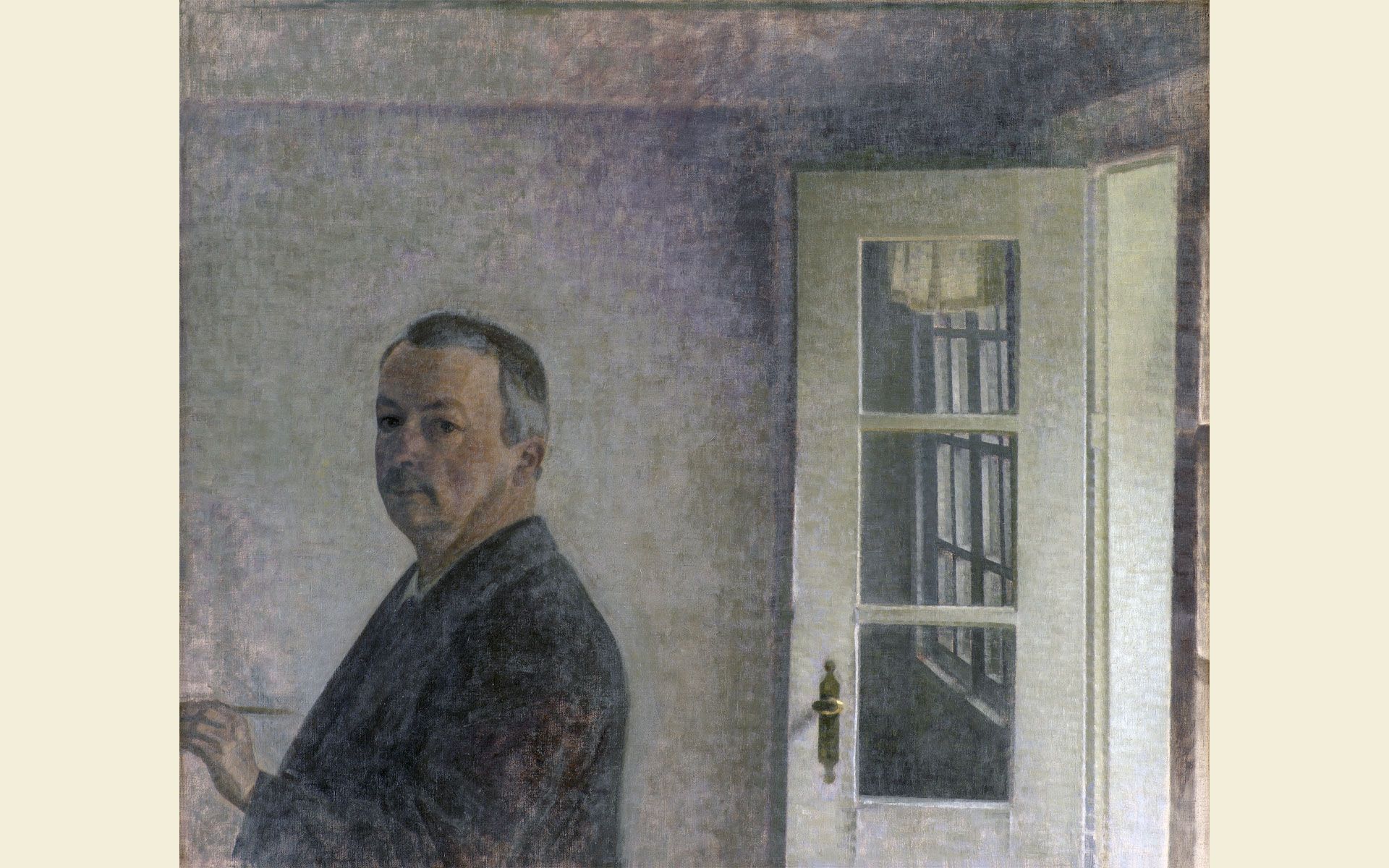 Hammershøi Autorretrato Spurveskjul 2