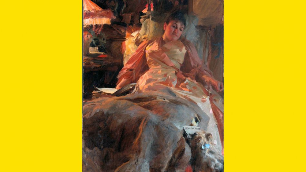 Anders Zorn Estudio de iluminación (Madame Rikoff), 1890