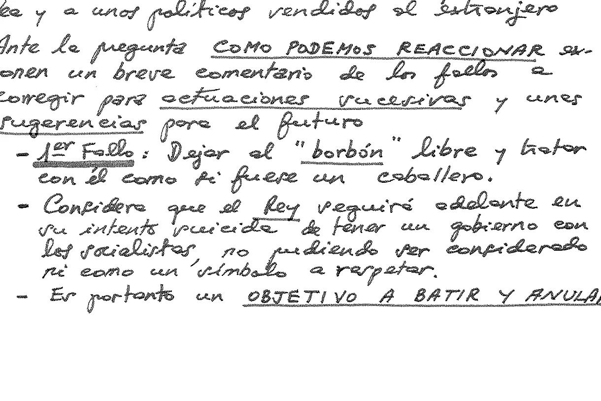 Papeles 23F   Manuscrito 1980