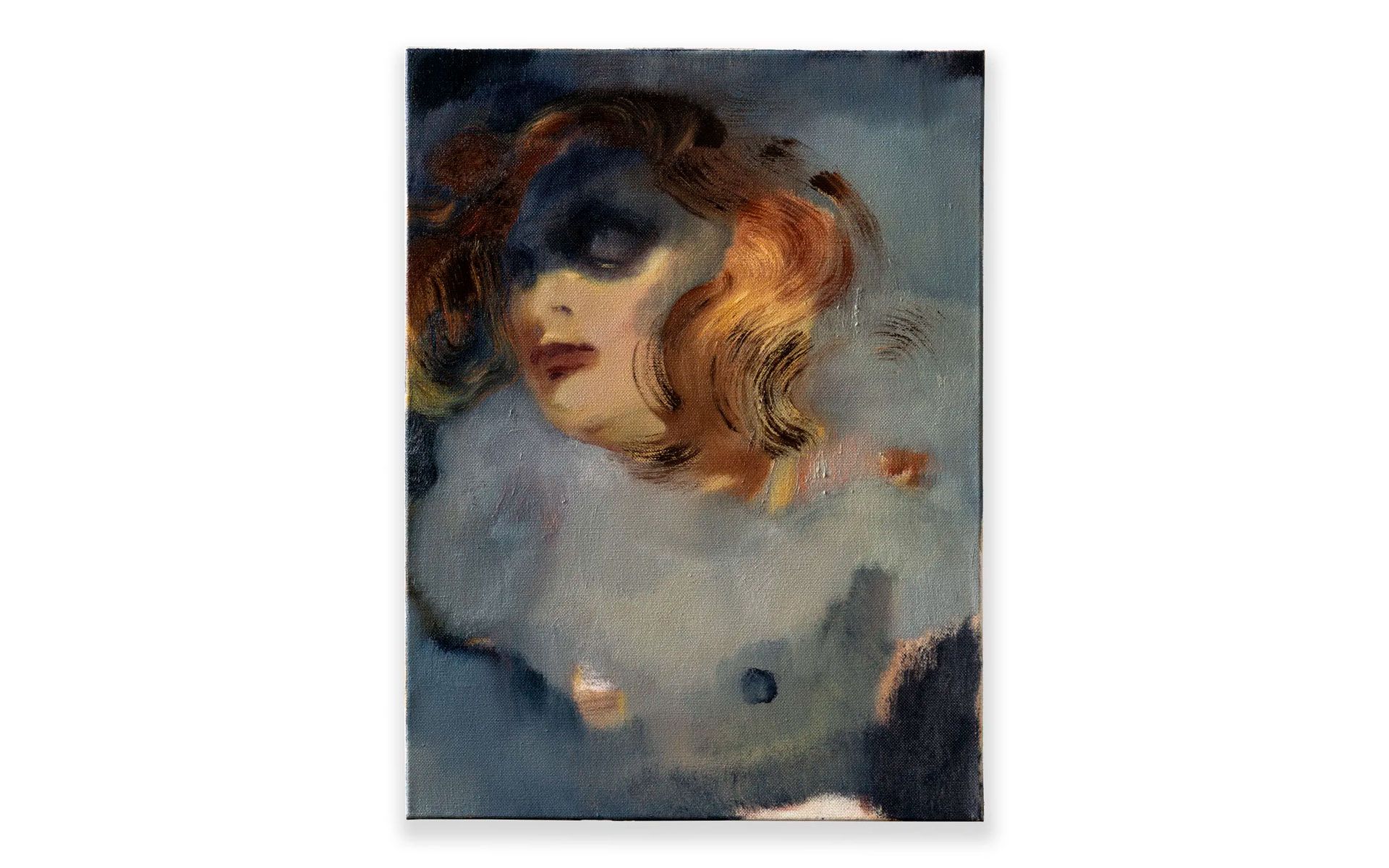 Eva Helene Pade, Opløst (Dissolved), 2025 Oil on canvas 40.2 x 30.1 cm (15.83 x  11.85 in)