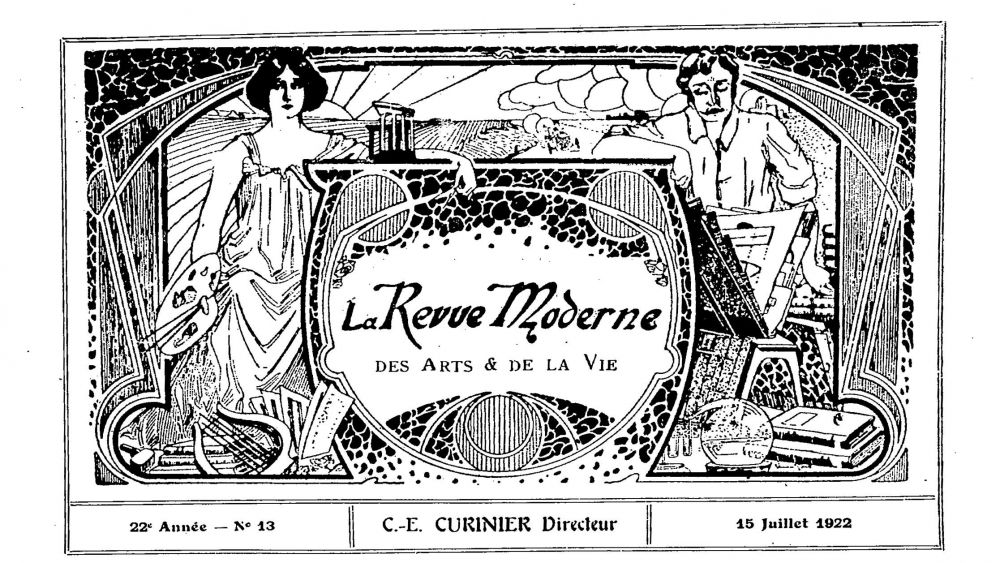 Revue Moderne des Arts et de la Vie, 15 julio 1922 Revue Moderne des Arts et de la Vie, 15 julio 1922