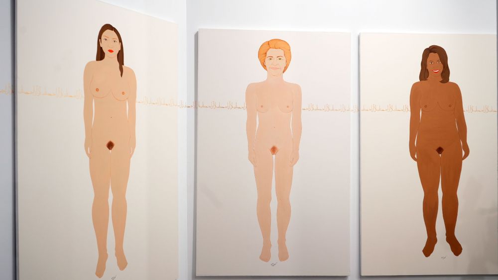 Kubra Khademi exhibe 'Pan, trabajo y libertad' en el estand de la galería Eric Mouchet de Arco Madrid 2026.1jpg