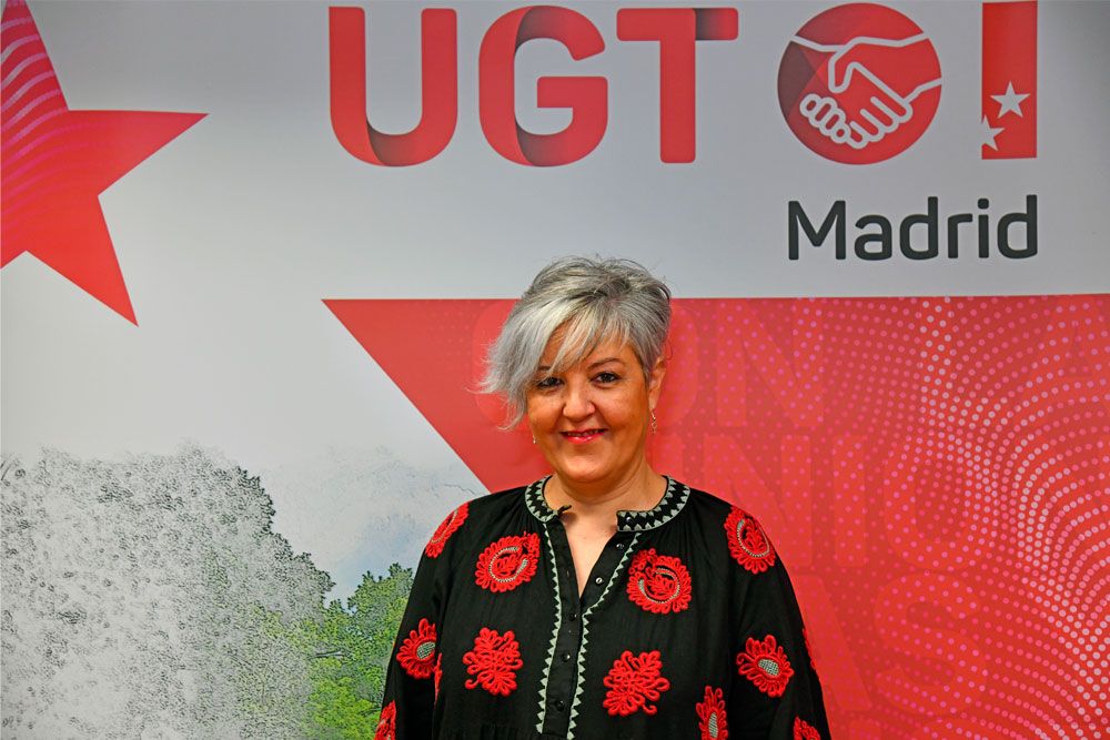 Laura Muñoz, secretaria de Servicios Sociales y Sector Público de UGT Madrid