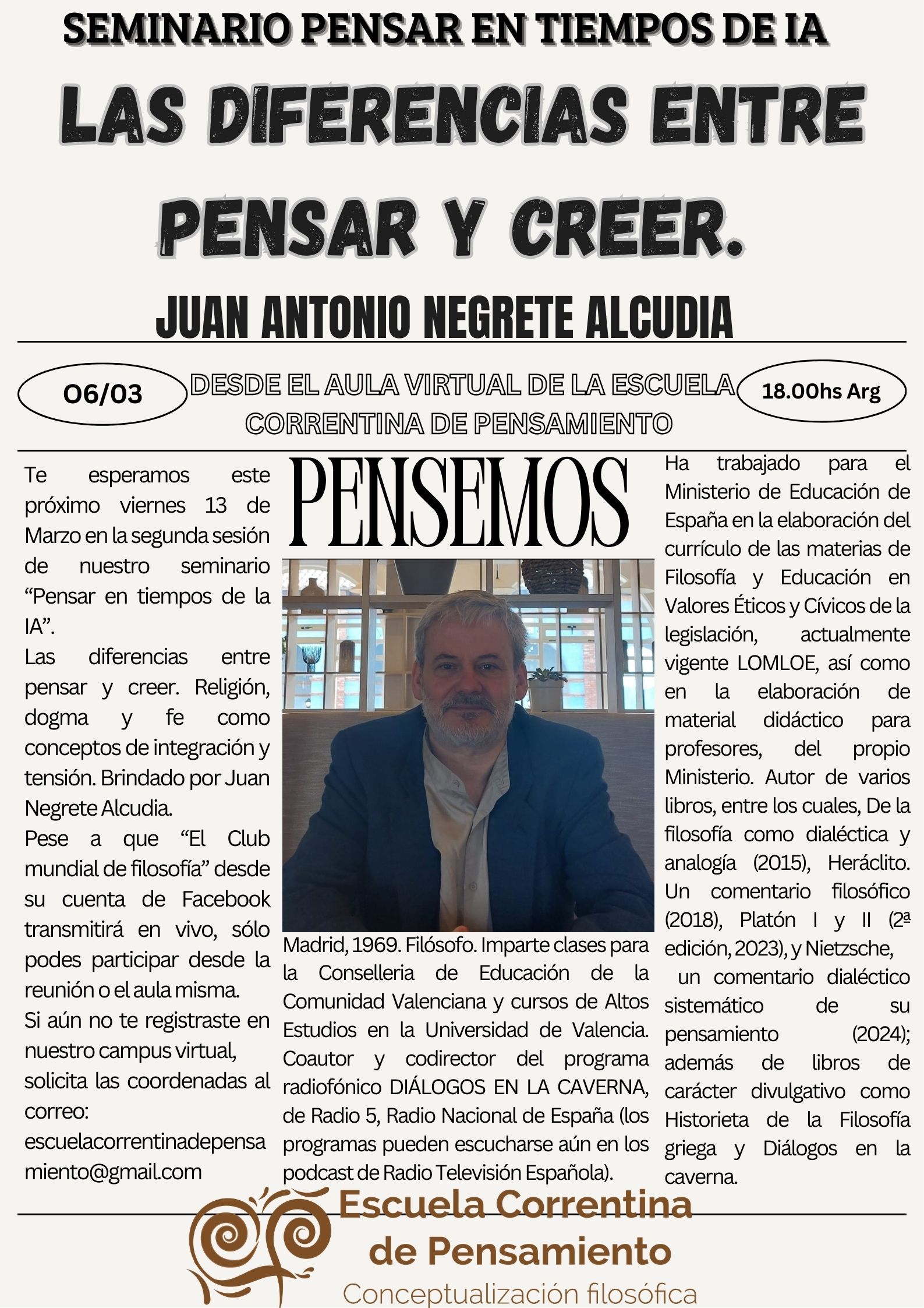 Qué significa pensar