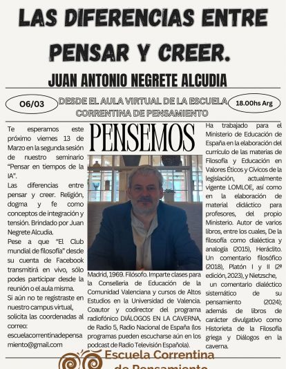 Qué significa pensar Qué significa pensar