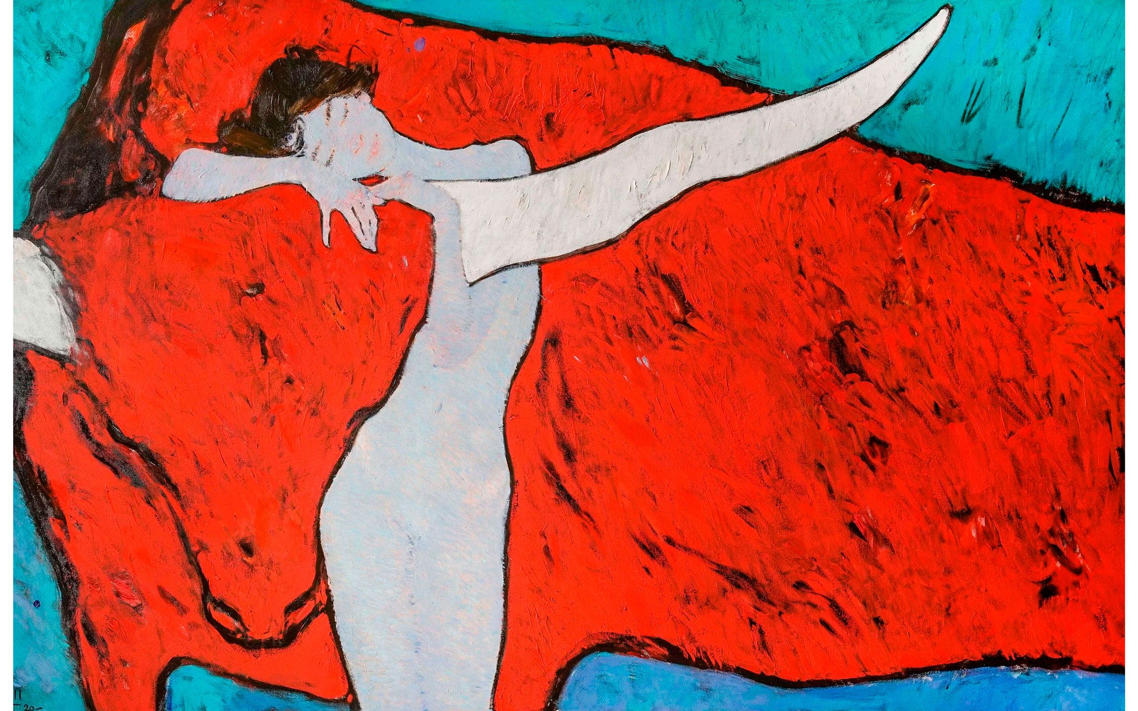 Igor ShcherbakovOMHET. VOL 2 Oil on canvas. 110x180cm. 2020.