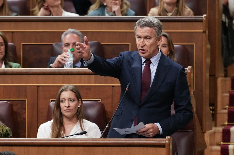 Feijóo se pierde en su propio discurso