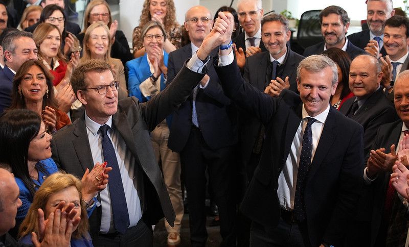 Foto archivo: Alberto Núñez Feijóo y Alfonso Rueda