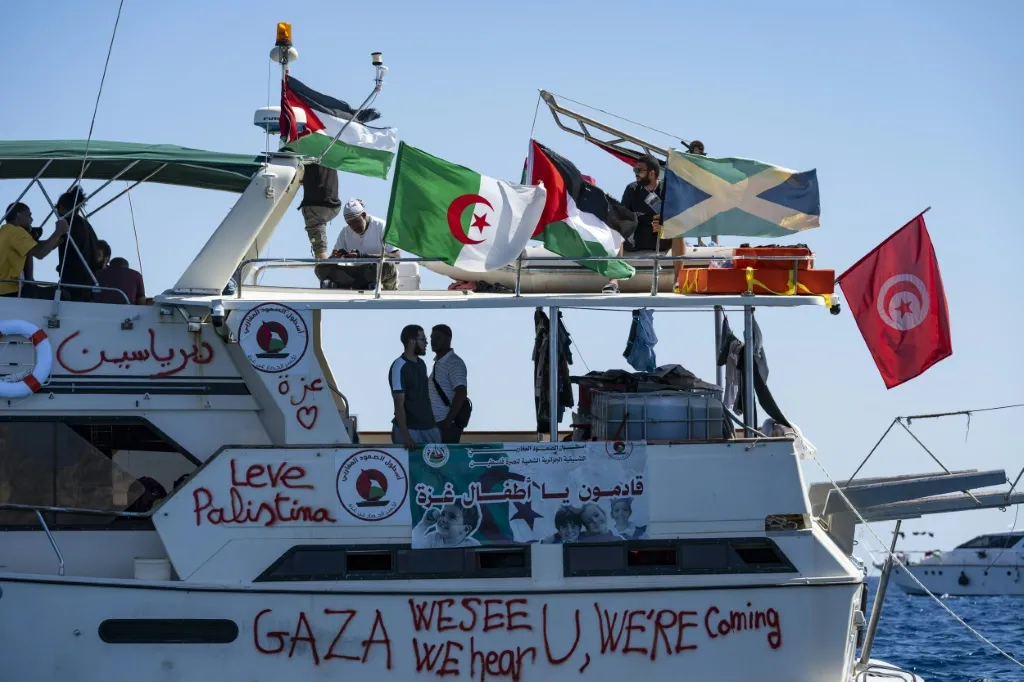 La flotilla humanitaria denuncia maniobras de intimidación en el Egeo y crece la tensión en torno a Gaza