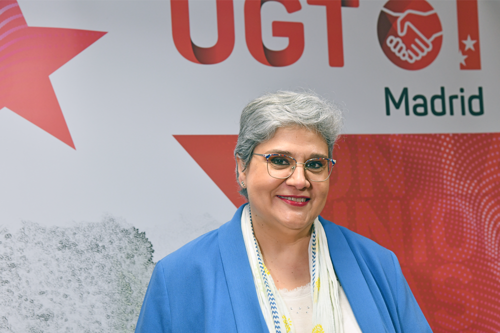 Isabel Vilabella Tellado, secretaria de Formación, Empleo y Memoria Democrática de UGT Madrid