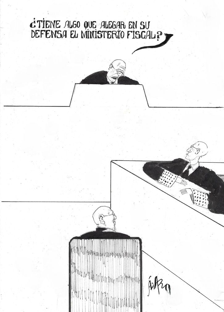El fiscal lo tiene claro.