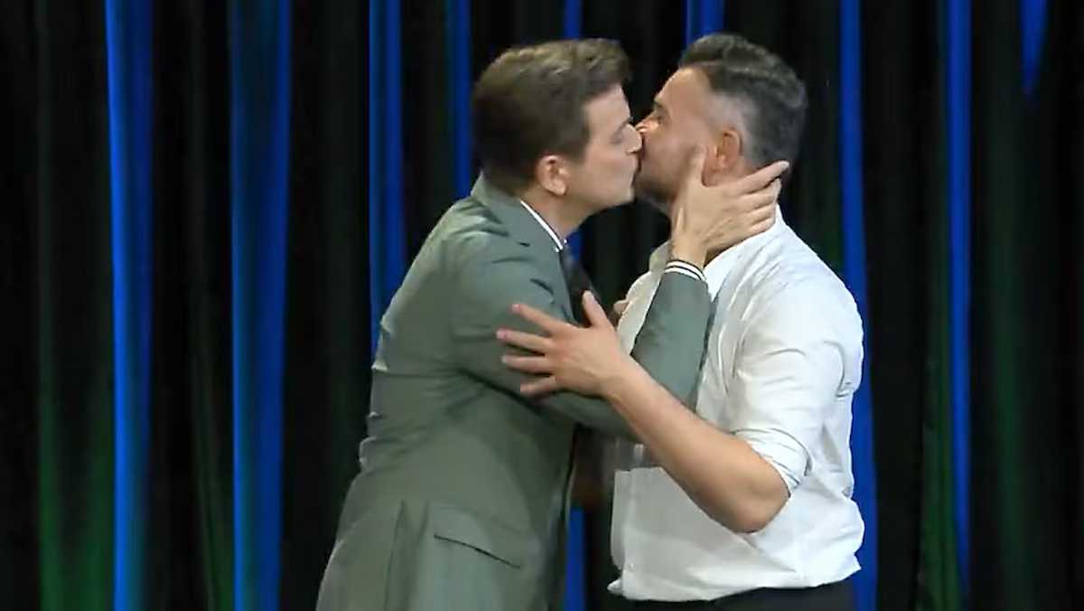 Marc Giró con Rufián en Cara al show