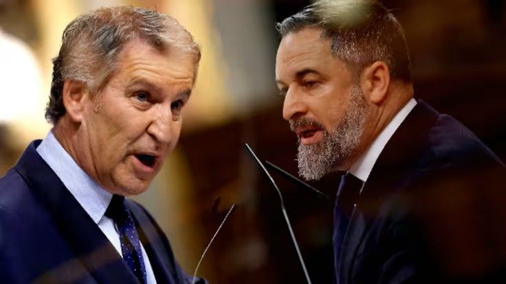 Feijóo y Abascal en una imagen de archivo