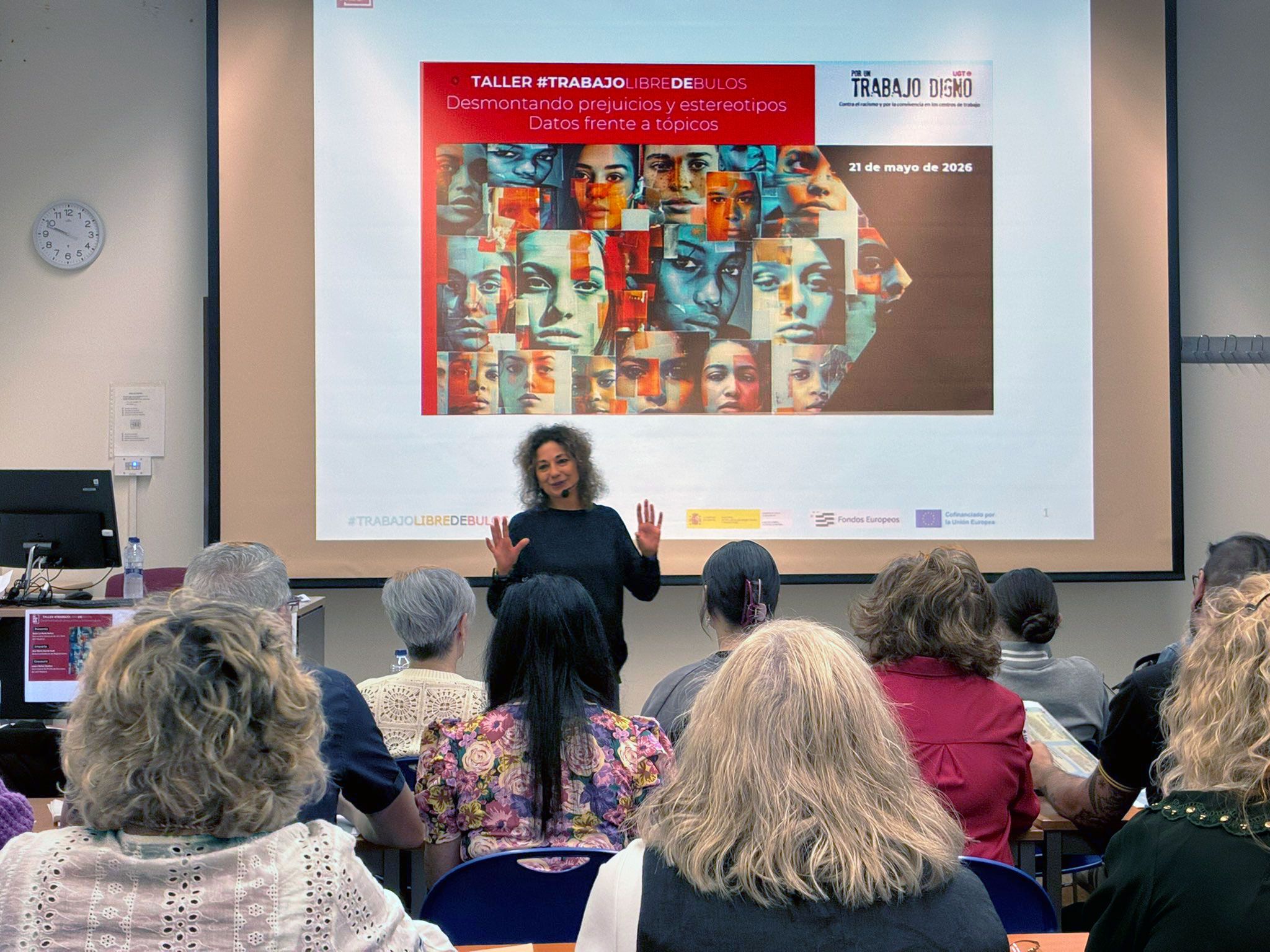 UGT Madrid lleva al Corredor del Henares la batalla contra los bulos racistas