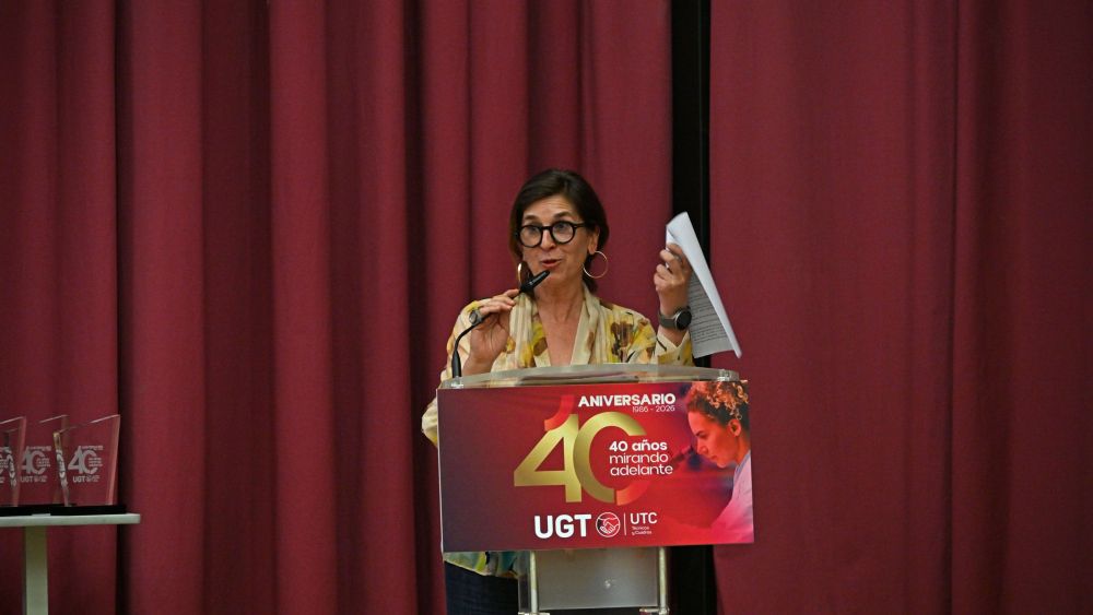 Lola Navarro, vicesecretaria general de UGT, fotos Agustín Millán