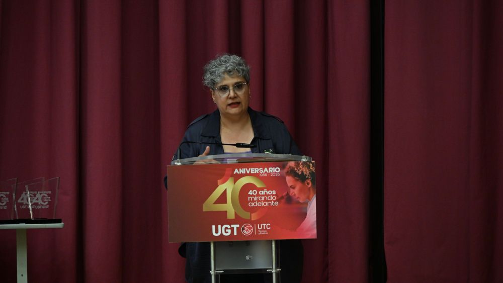 Isabel Vilabella Tellado, secretaria de Formación, Empleo y Memoria Democrática de UGT Madrid, fotos Agustín Millán