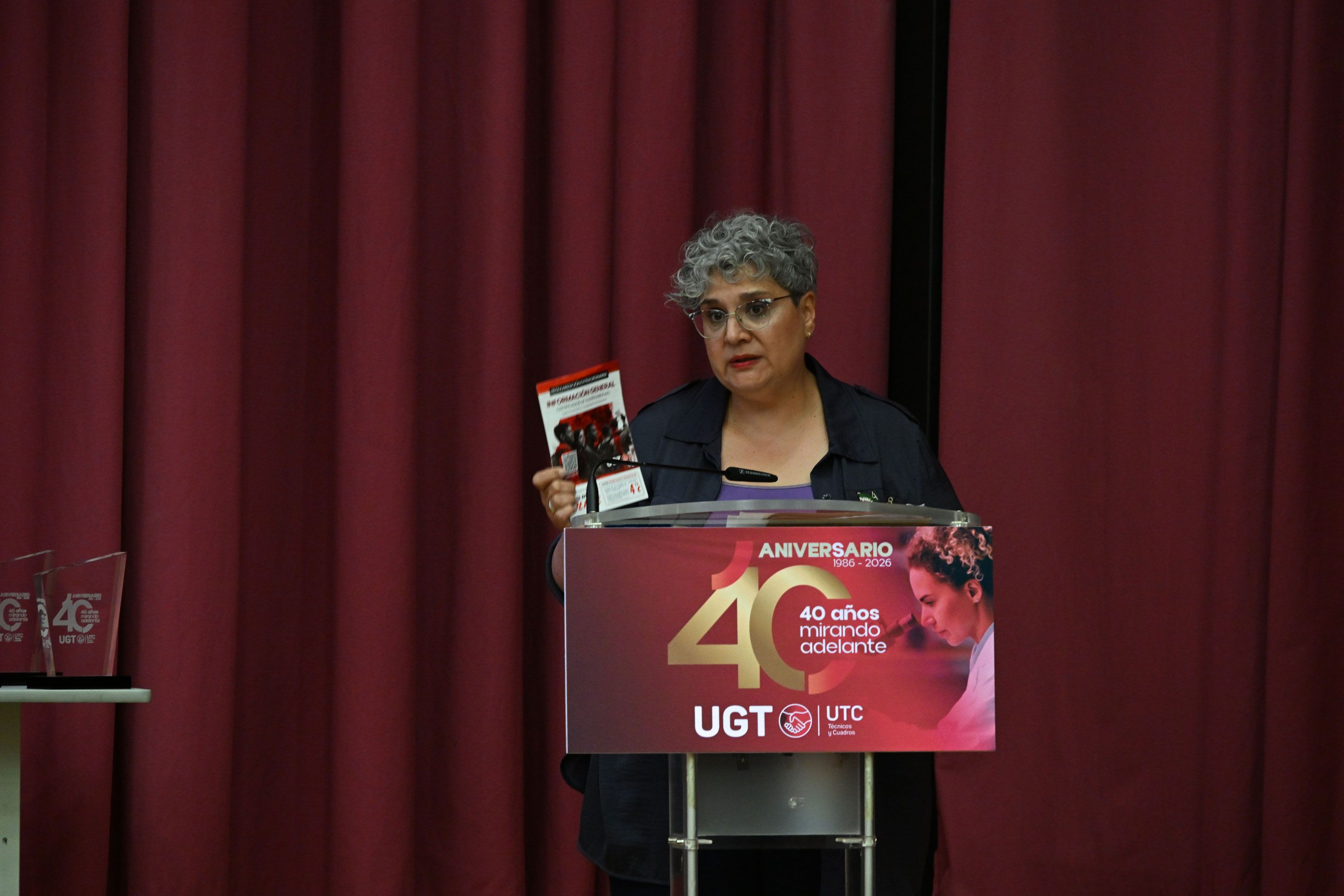 Isabel Vilabella Tellado, secretaria de Formación, Empleo y Memoria Democrática de UGT Madrid, fotos Agustín Millán