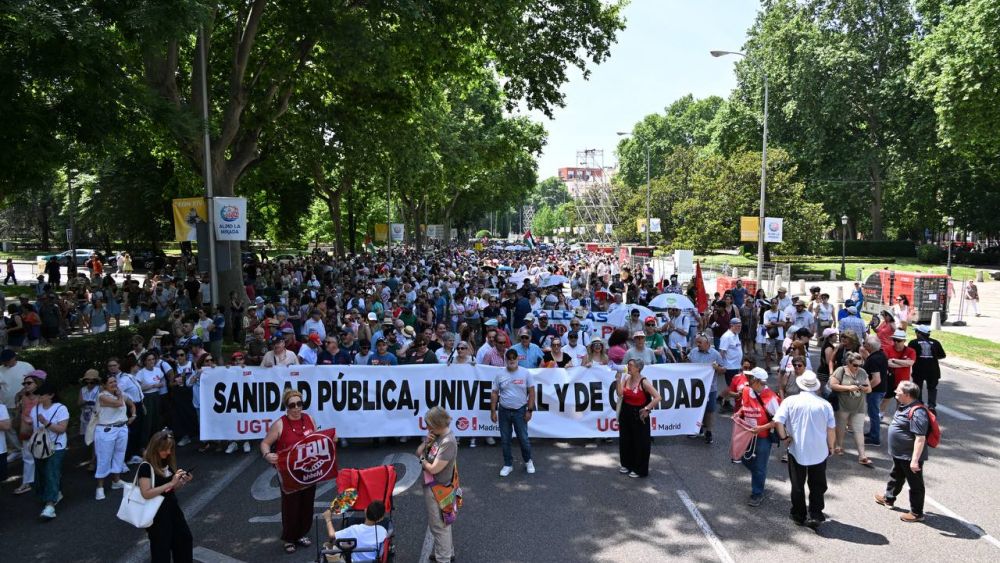 manifestación por la sanidad pública, foto Agustín Millán