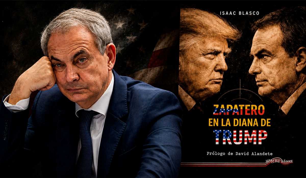 Portada del libro sobre Zapatero donde se habla de la investigación de la Corte Federal de Nueva York