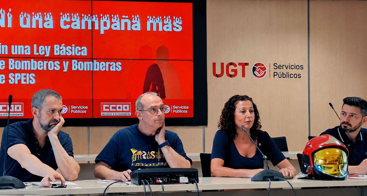 bomberos UGT y CCOO exigen una ley estatal de bomberos para acabar con ...
