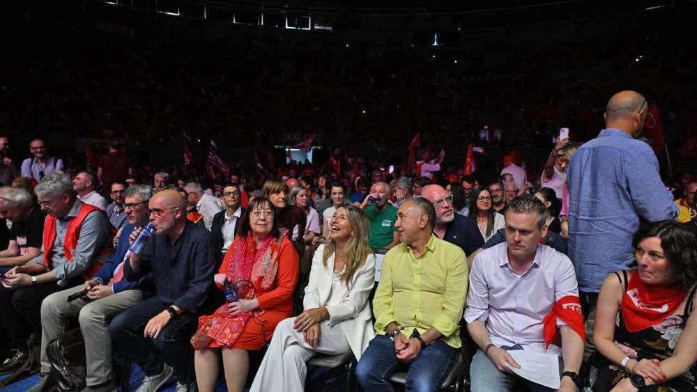 La Confederación Europea de Sindicatos (CES), CCOO y UGT llenan el Palacio de Vistalegre de Madrid, foto Agustín Millán, UGT Madrid La Confederación Europea de Sindicatos (CES), CCOO y UGT llenan el Palacio de Vistalegre de Madrid, foto Agustín Millán, UGT Madrid