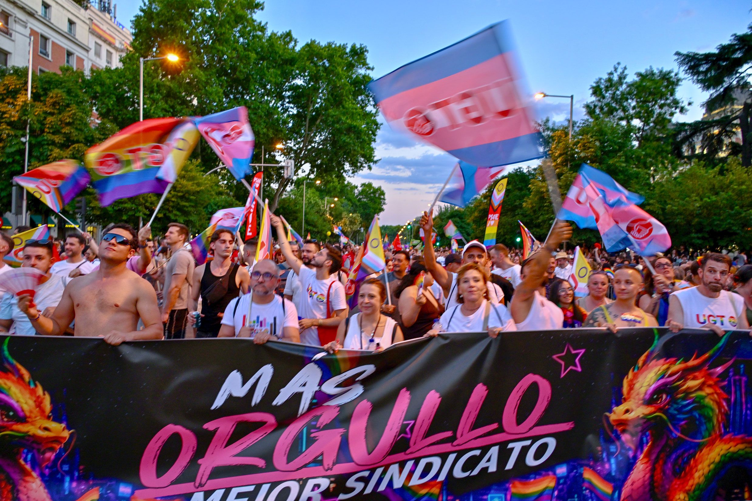Manifestación estatal del Orgullo 2026, foto Agustín Millán