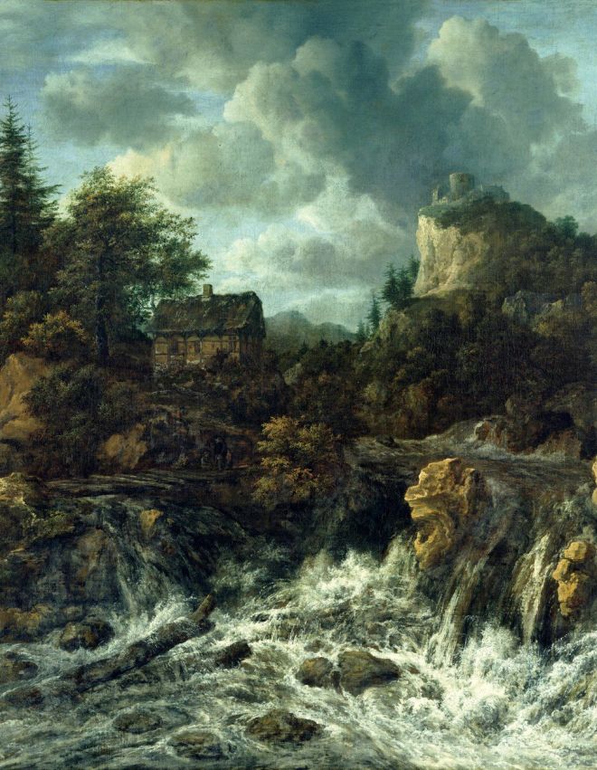 La cascada, (The Waterfall) 1665 70, Jacob van Ruisdael