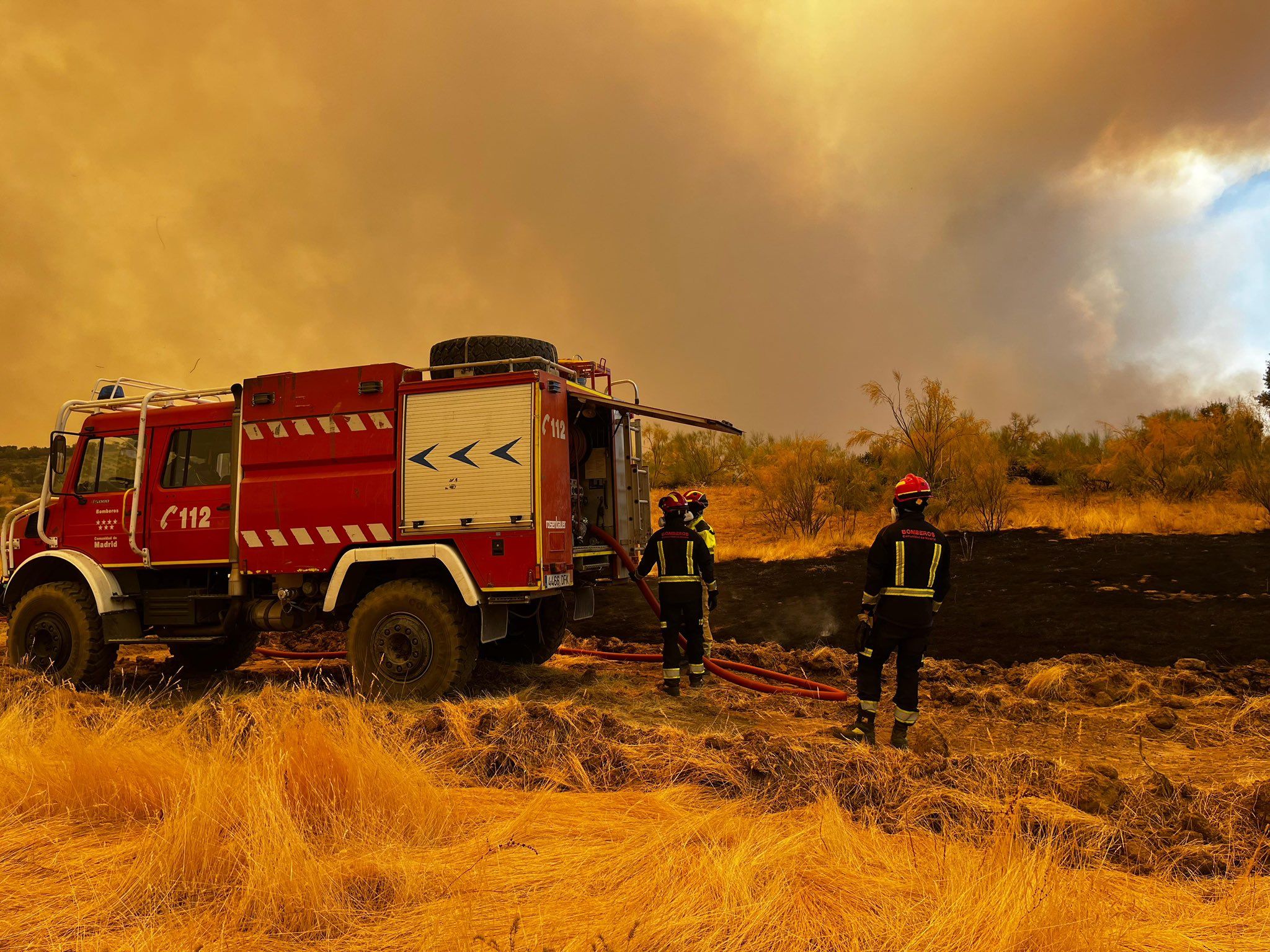 UGT Madrid reclama la máxima coordinación para proteger a la población y a las personas trabajadoras frente a los incendios