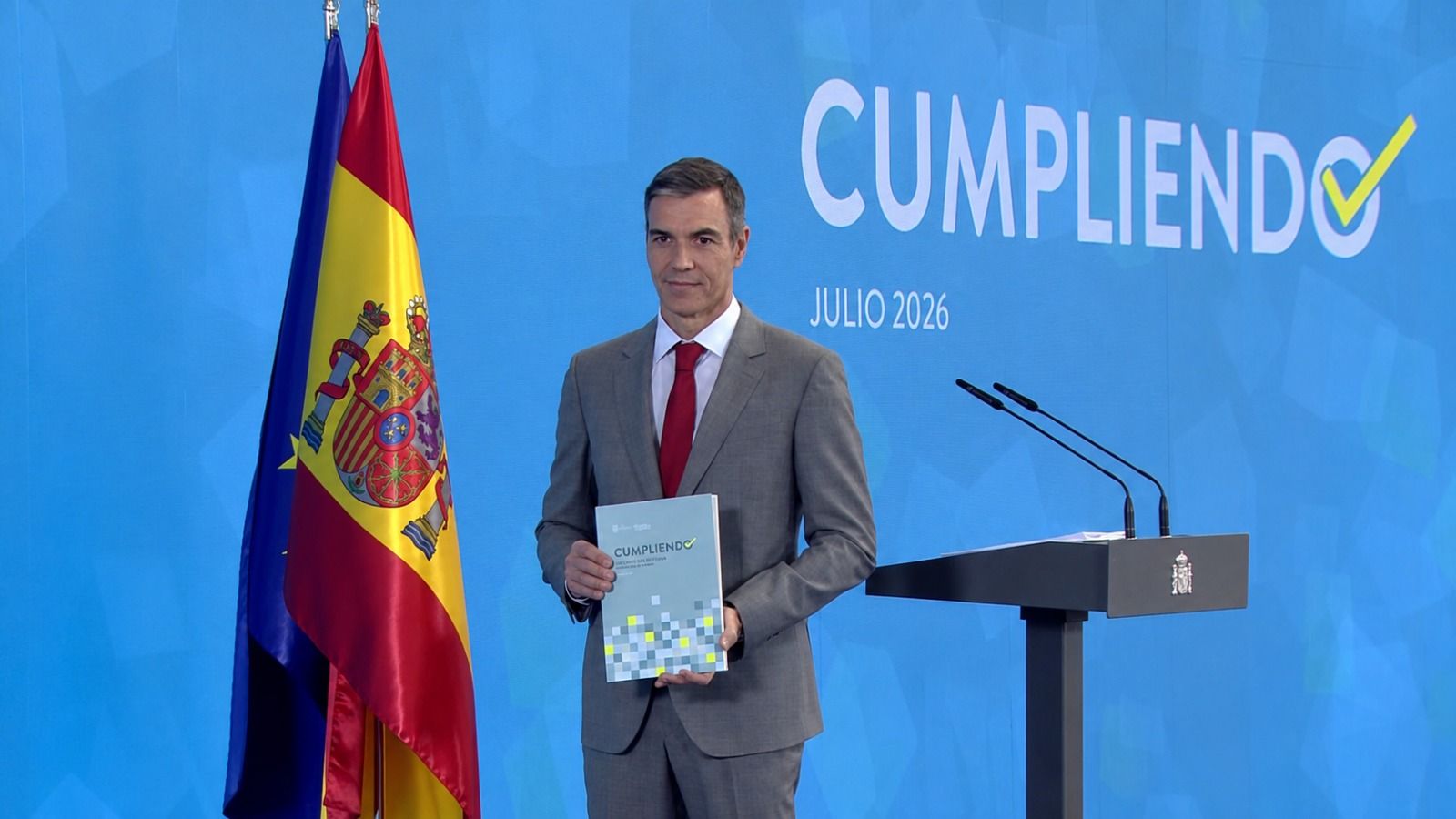 Pedro Sánchez Presentación Resultados 26